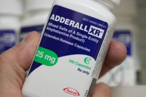 Buy Adderall online genuine prescription tablet bottle at USATrustPharmacy